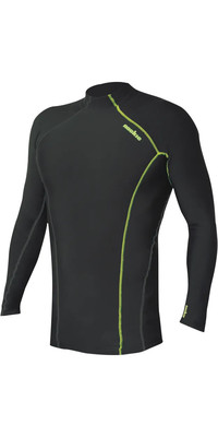 2024 Nookie Mens Softcore Long Sleeve Base Layer TH50 - Black / Lime